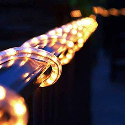 110V 2-Wire Waterproof LED Rope Light Kit for Background Lighting,Decorative Lighting,Outdoor Decorative Lighting,Christmas Lighting,Trees,Bridges and Eaves (Warm White, 150Ft)